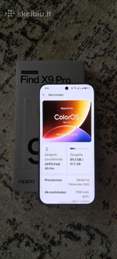 Oppo Find X9 Pro - nuotraukos Nr. 5