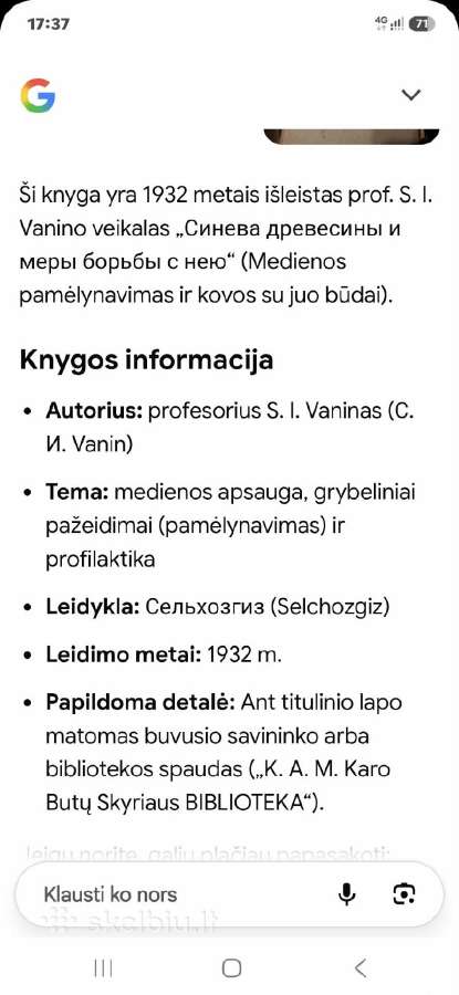 Medienos pamėlynavimas - nuotraukos Nr. 5