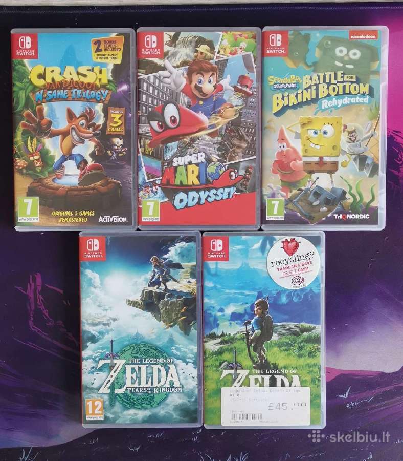 Nintendo Switch su žaidimais - nuotraukos Nr. 9