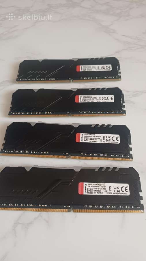 Kingston 32 GB, Ddr4, 3200mhz, naudota - nuotraukos Nr. 2
