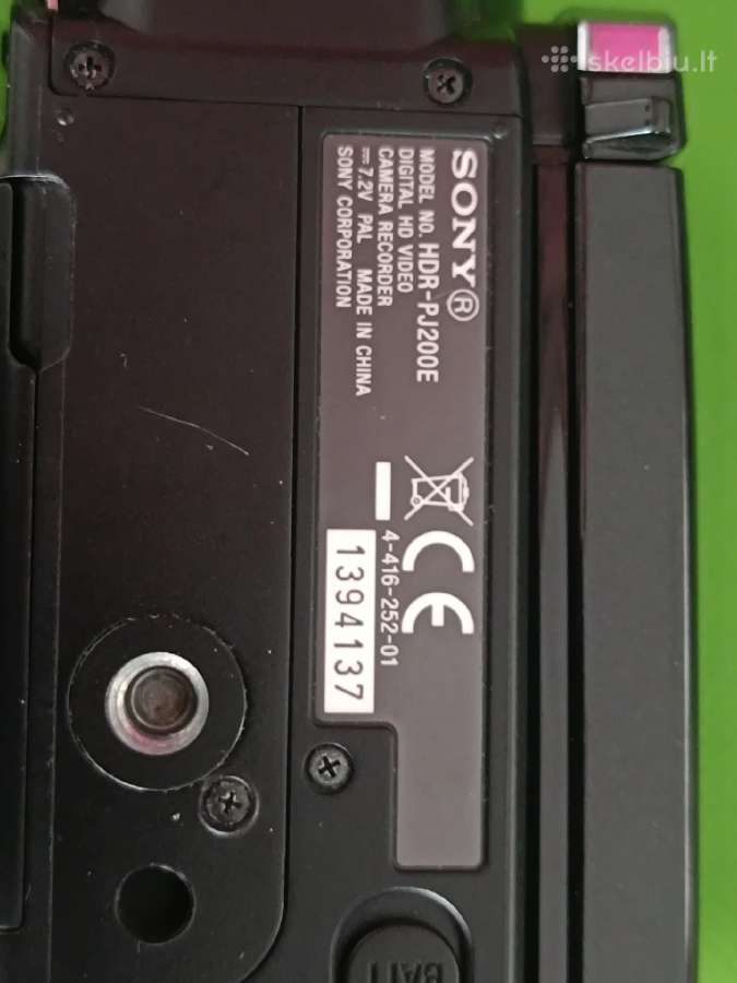 Sony vaizdo kamera - nuotraukos Nr. 7