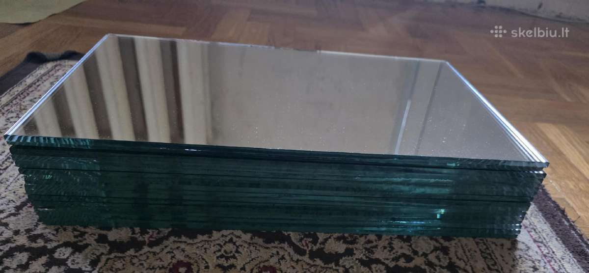 Veidrodžio stiklo lakštai 2540 cm, 4 mm – 15 vnt - nuotraukos Nr. 2