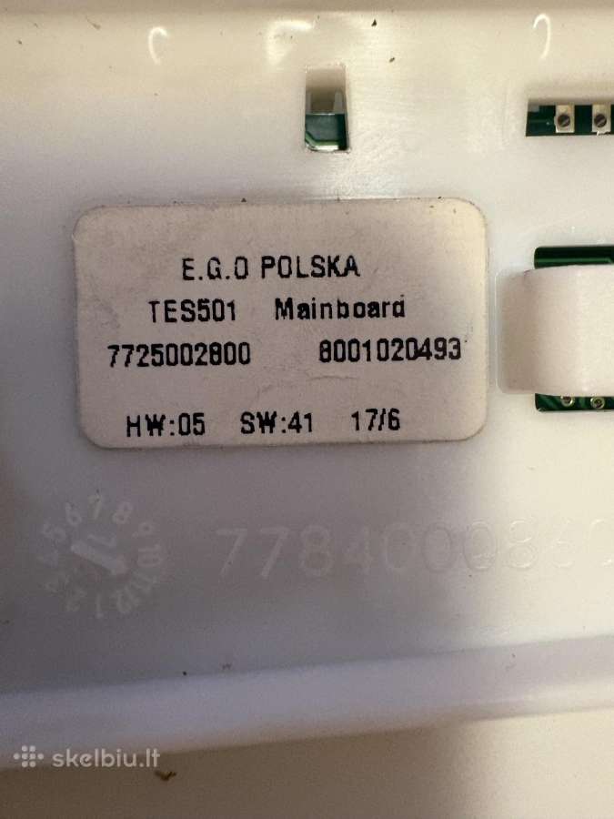 Bosch Verocafe pagrindinė plokštė ir valdymo panel - nuotraukos Nr. 6