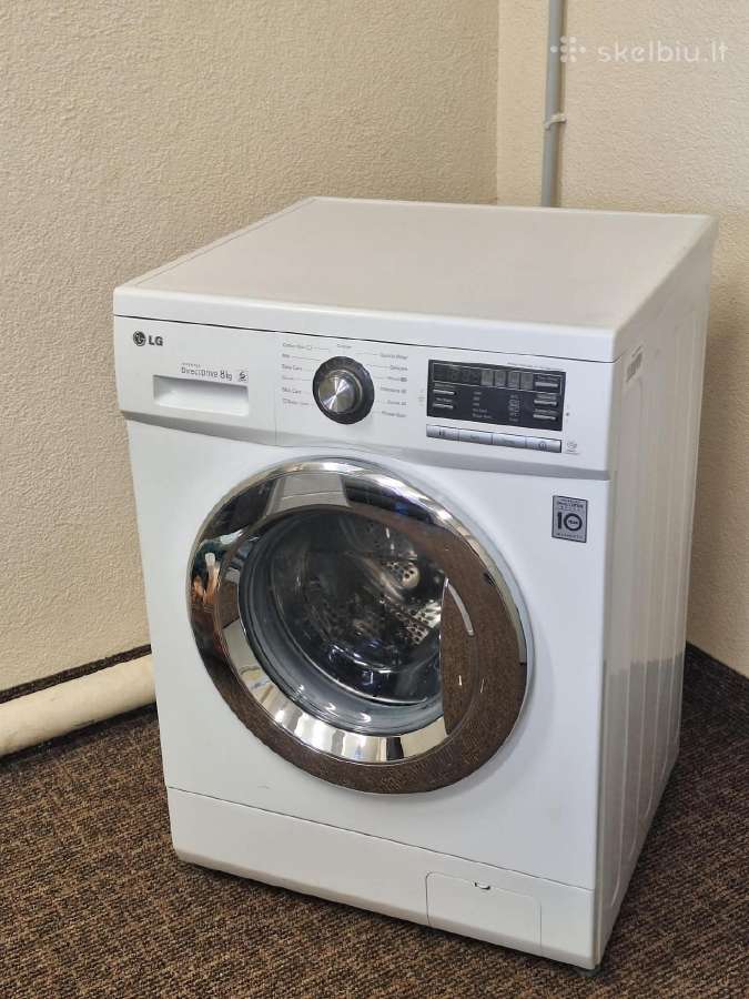 LG Direct Drive 8 kg skalbimo mašina - nuotraukos Nr. 2