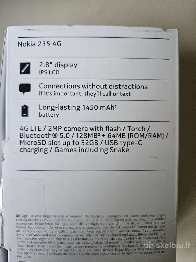 Nokia 235 4G - nuotraukos Nr. 4