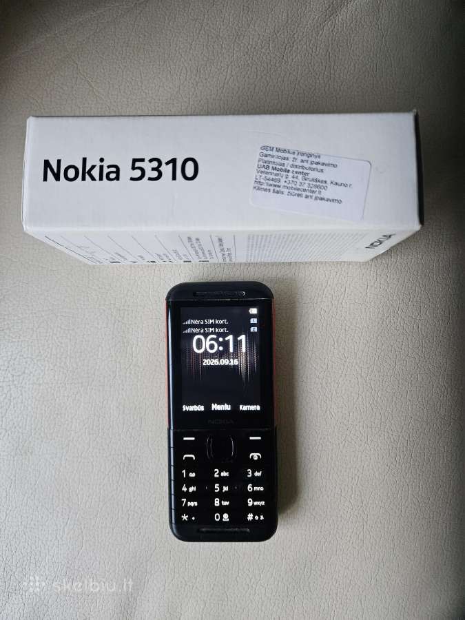 Nokia 5310 - nuotraukos Nr. 2