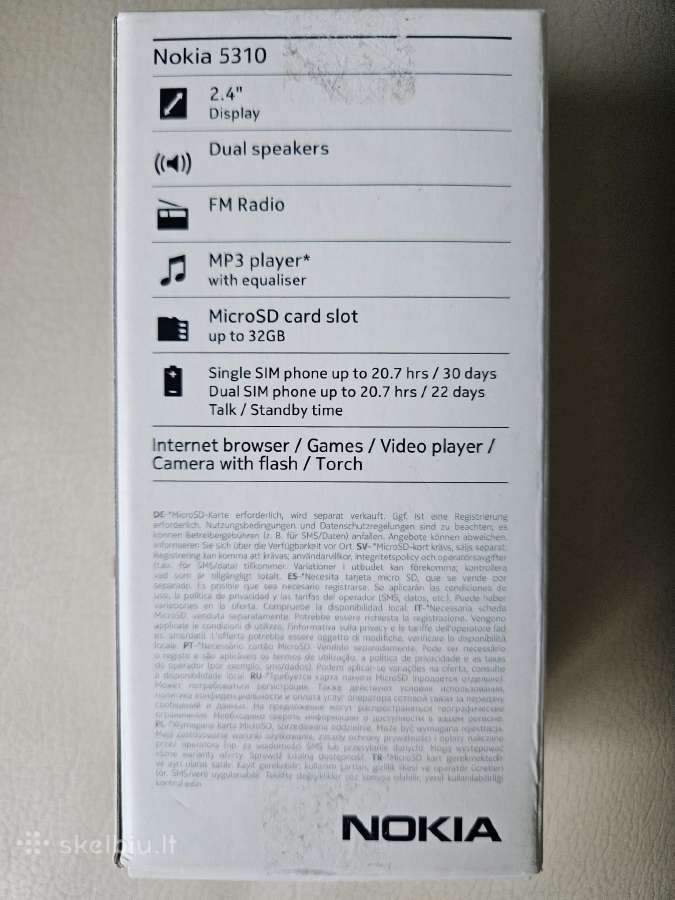 Nokia 5310 - nuotraukos Nr. 3