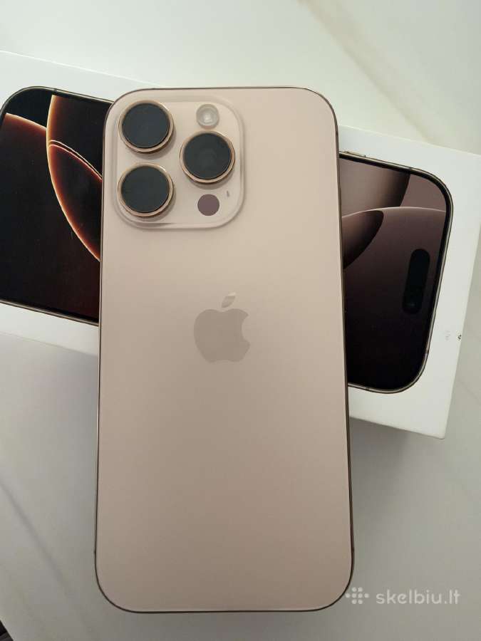 iPhone 16 Pro 256 GB Desert Titanium - nuotraukos Nr. 3