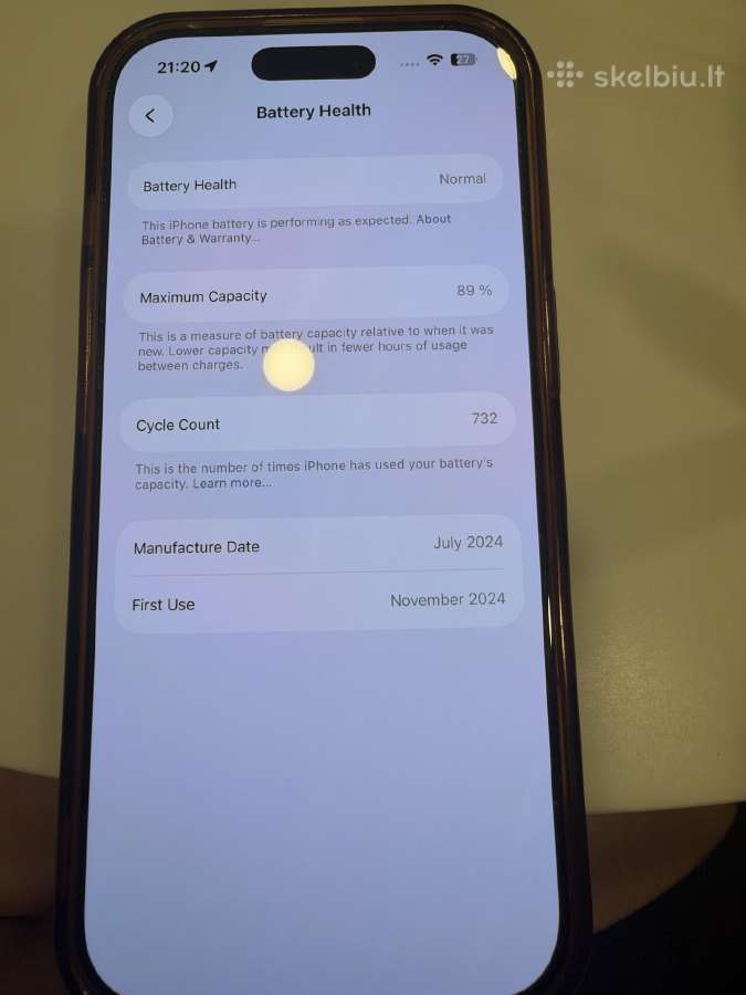 iPhone 16 Pro 256 GB Desert Titanium - nuotraukos Nr. 7
