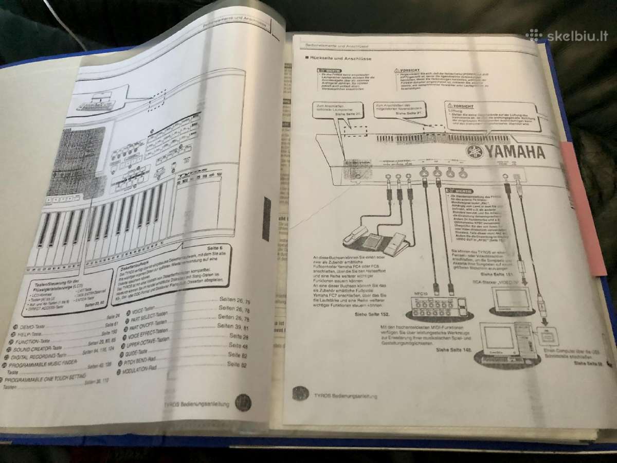 Parduodu Yamaha Tyros 1 ir Yamaha Tyros 3. - nuotraukos Nr. 8