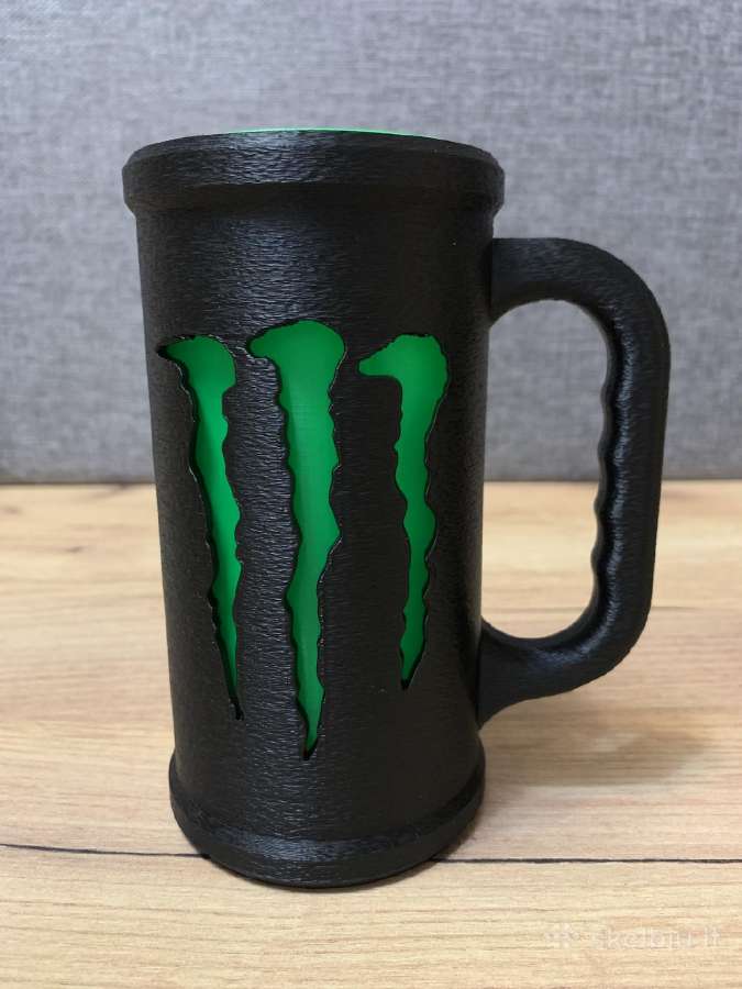 Monster Energy skardinės Dėklas Puodelis-rinkinys - nuotraukos Nr. 6