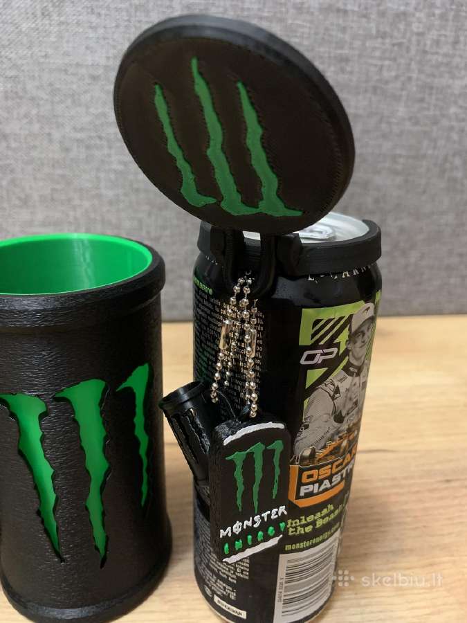 Monster Energy skardinės Dėklas Puodelis-rinkinys - nuotraukos Nr. 11