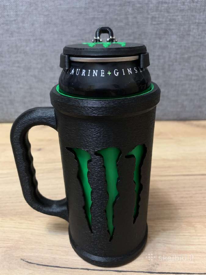 Monster Energy skardinės Dėklas Puodelis-rinkinys - nuotraukos Nr. 2
