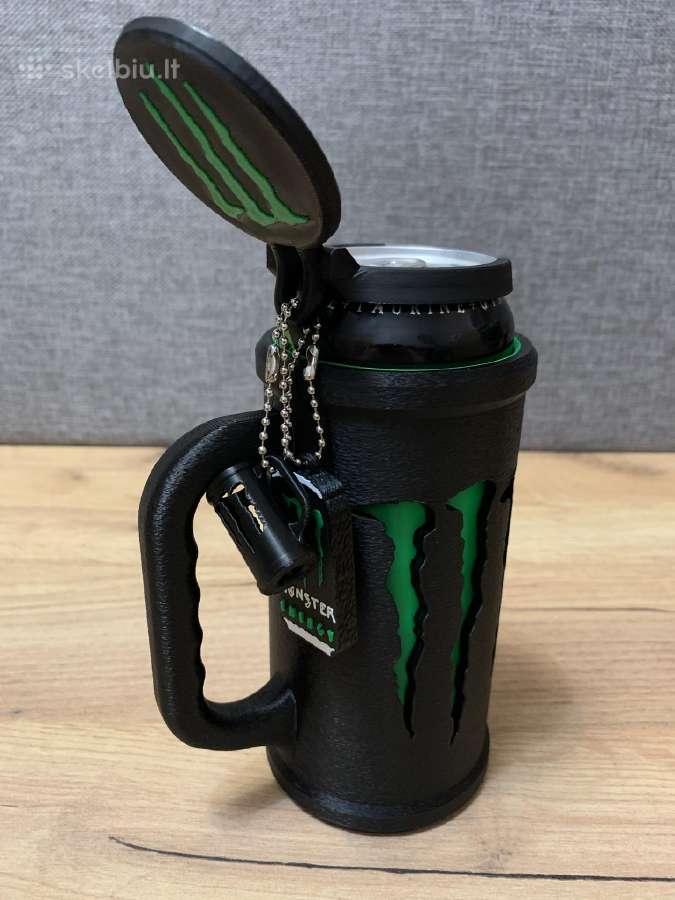 Monster Energy skardinės Dėklas Puodelis-rinkinys - nuotraukos Nr. 4