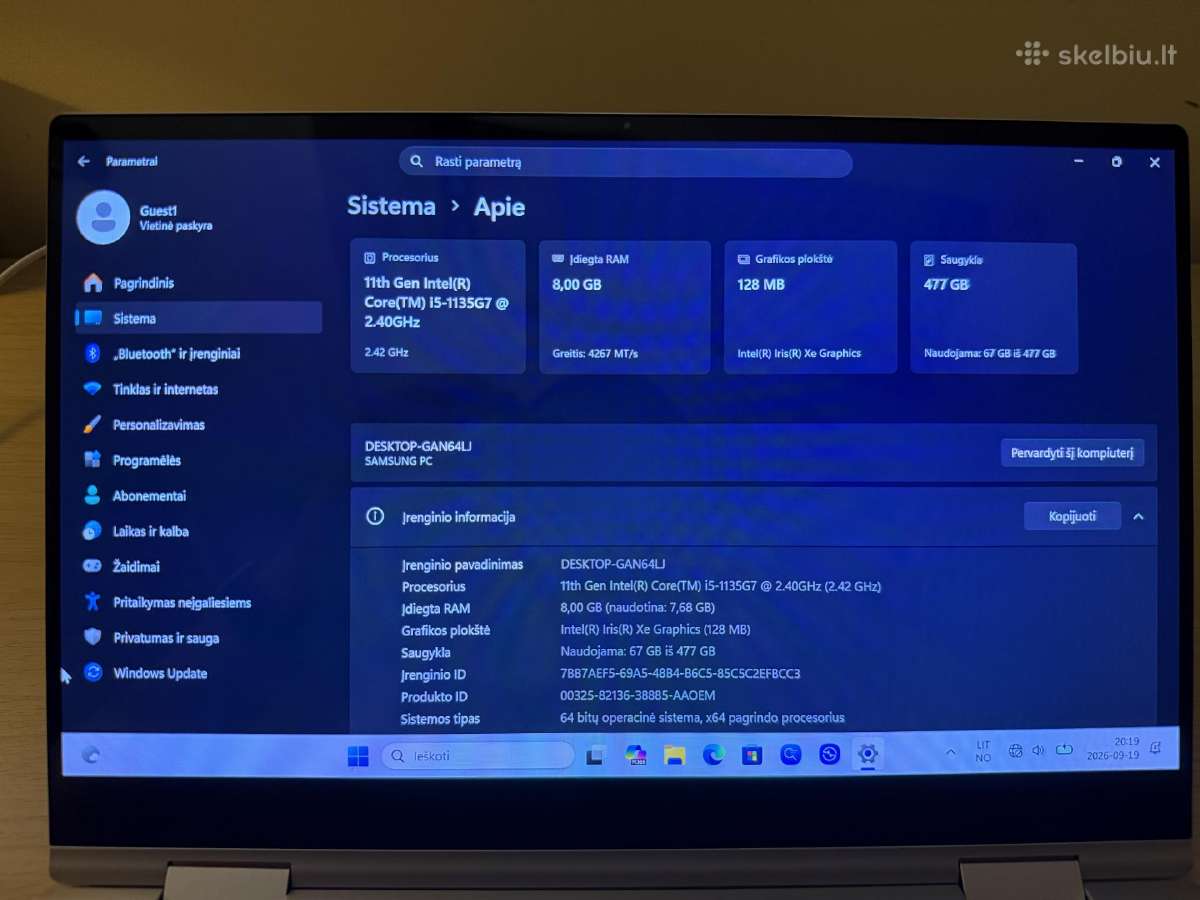 Samsung Galaxy Book Pro 360 - nuotraukos Nr. 4