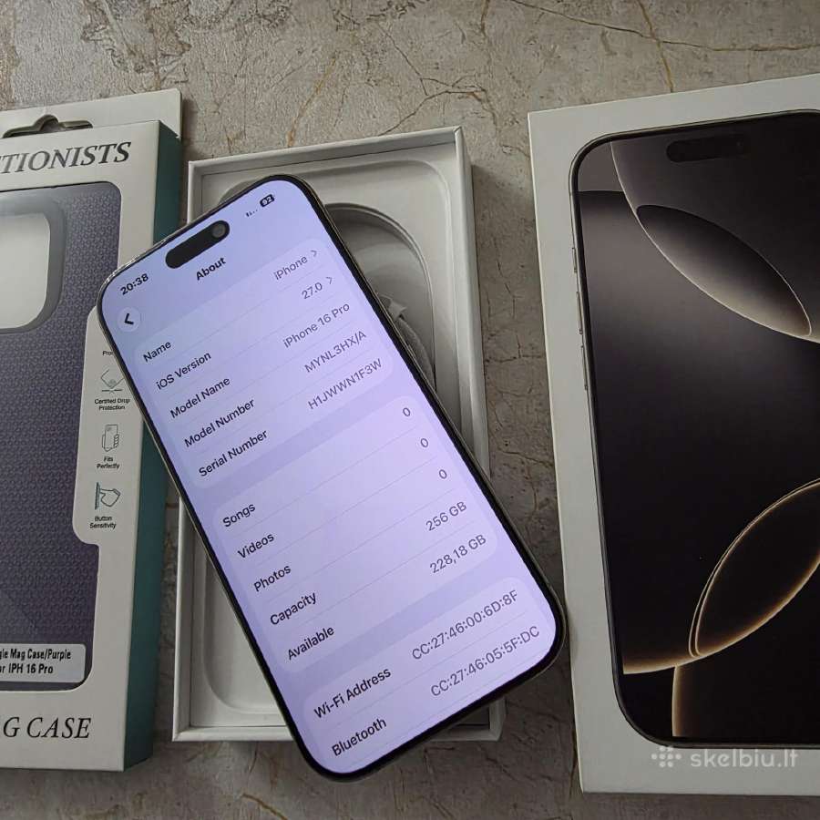 Parduodu Apple 16 pro 256gb - nuotraukos Nr. 3