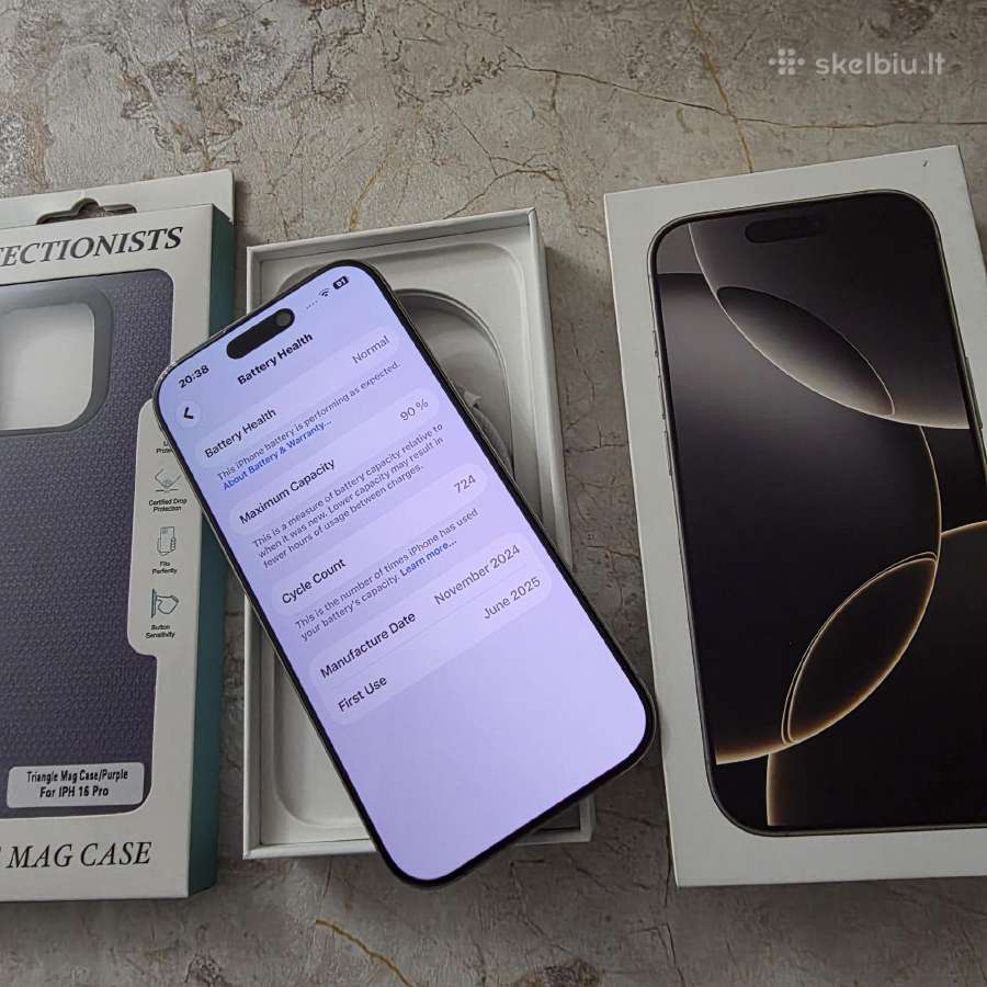 Parduodu Apple 16 pro 256gb - nuotraukos Nr. 4