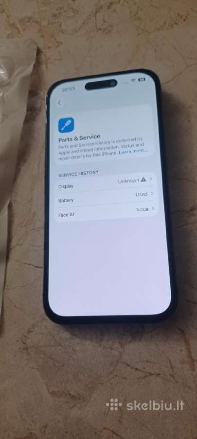 Parduodu iPhone 14 Pro 512gb - nuotraukos Nr. 5