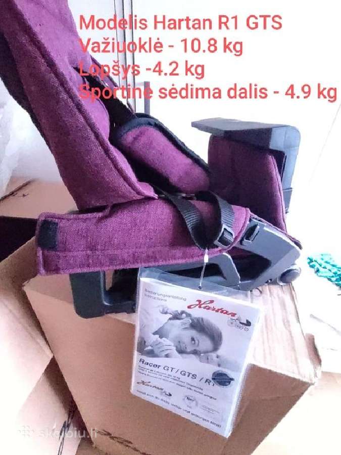 Puikus vokiškas Hartan 2 dalių vežimėlis - nuotraukos Nr. 2