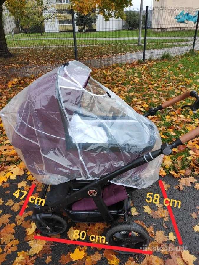 Puikus vokiškas Hartan 2 dalių vežimėlis - nuotraukos Nr. 9