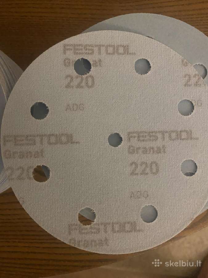 Festool slifavimo diskeliai popierius 100vnt - nuotraukos Nr. 2