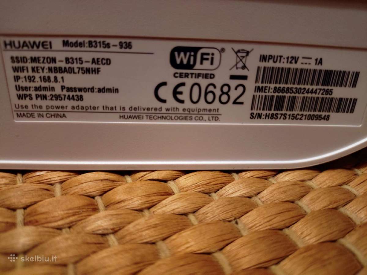 Maršrutizatorius Huawei su 2 ryšio antenom - nuotraukos Nr. 3