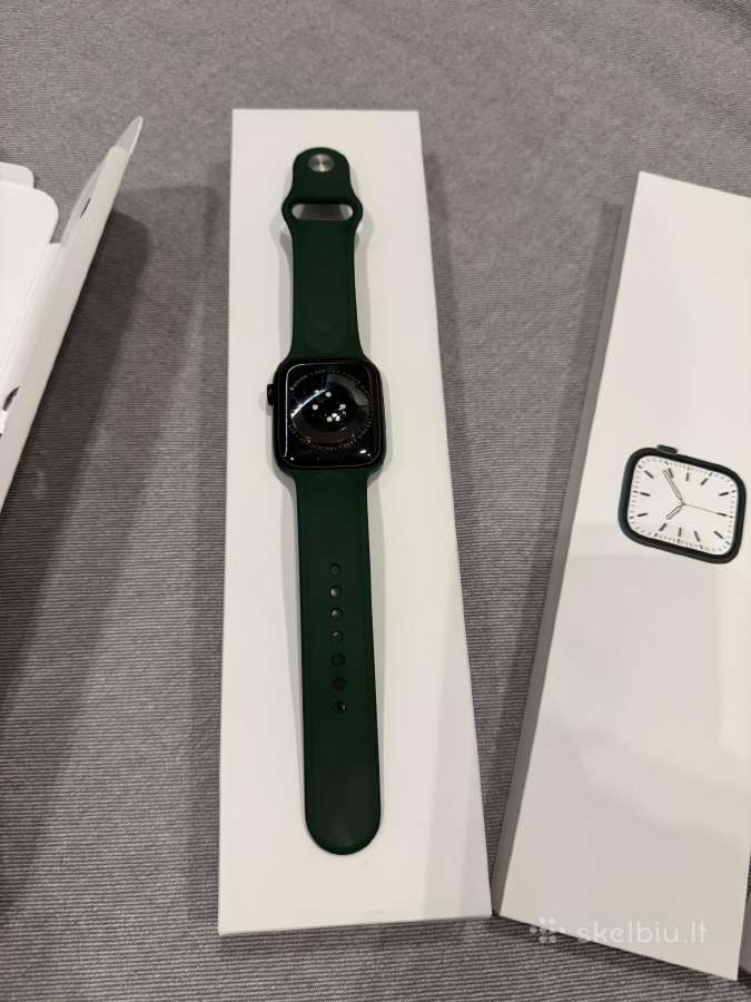 Parduodu Apple Watch 7 Green 45mm GPS - nuotraukos Nr. 3