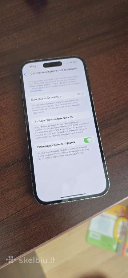 iPhone 14 pro 128gb 86% - nuotraukos Nr. 3
