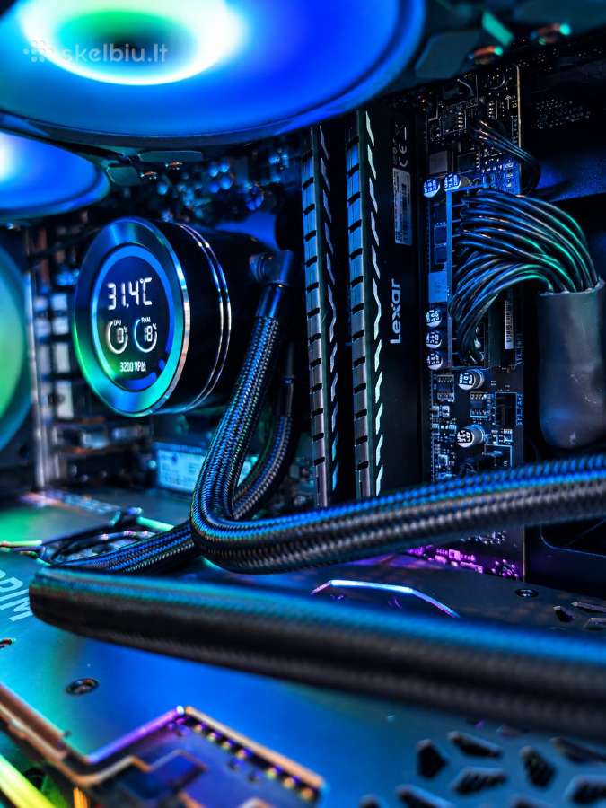 Gaming Pc Ryzen 7 5700x + Rtx 3070 Suprim X Lhr 8g - nuotraukos Nr. 3