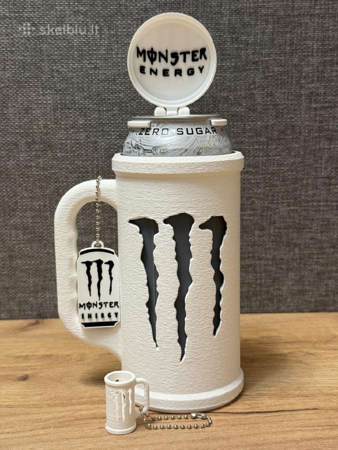Monster Energy skardinės Dėklas Puodelis-rinkinys - nuotraukos Nr. 2
