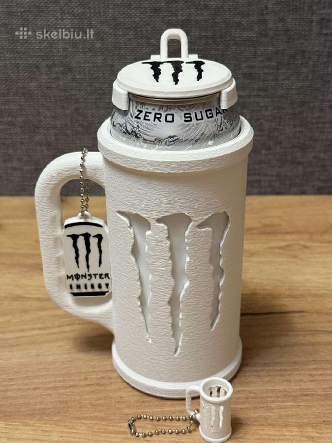 Monster Energy skardinės Dėklas Puodelis-rinkinys - nuotraukos Nr. 2