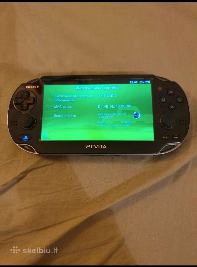 Ps Vita 1000 Atrištas 128gb - nuotraukos Nr. 5