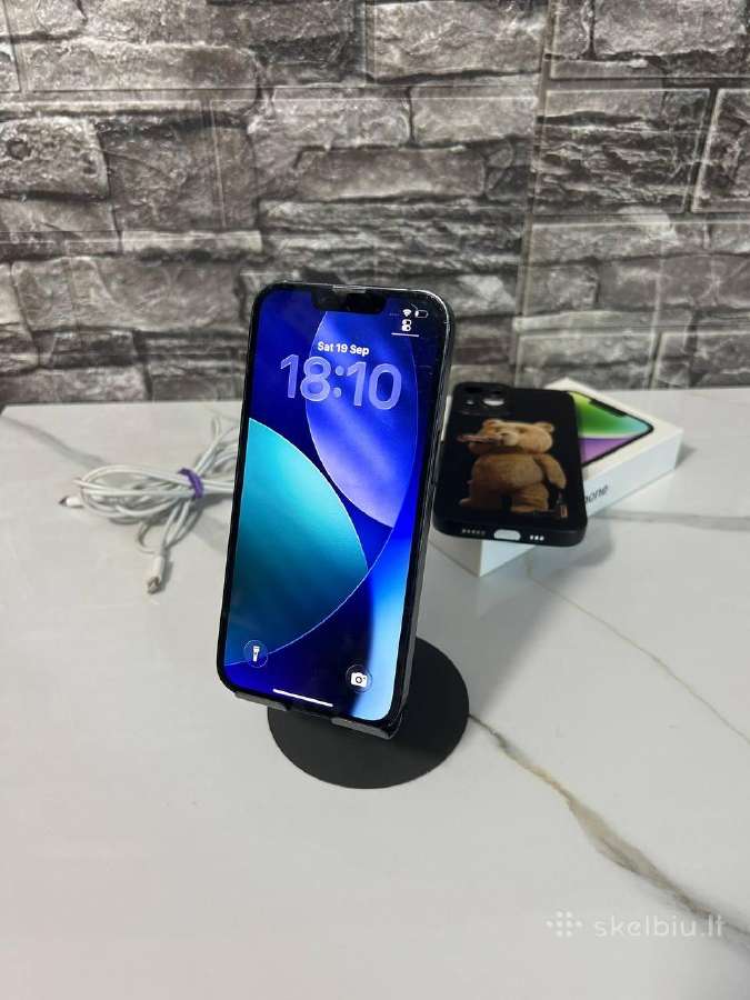 iPhone 14 128gb 84% black - nuotraukos Nr. 2