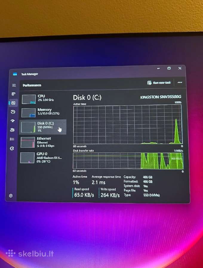 Galingas 4k/rx 6900 XT 16gb vram/5600 Kompiuteris - nuotraukos Nr. 7