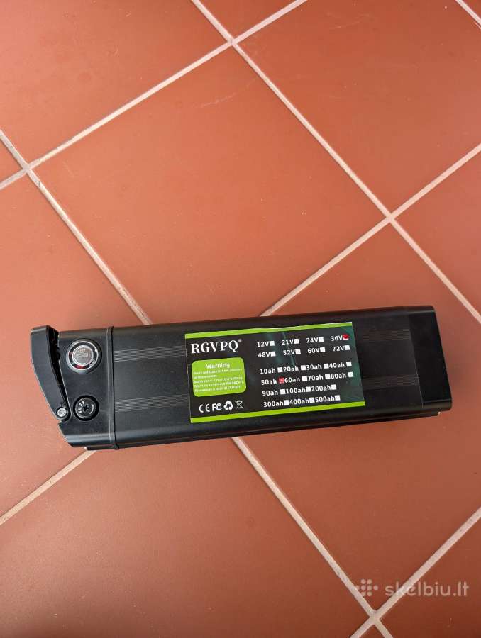Elektrinio dviračio akumuliatorius 36 V 60 Ah - nuotraukos Nr. 2