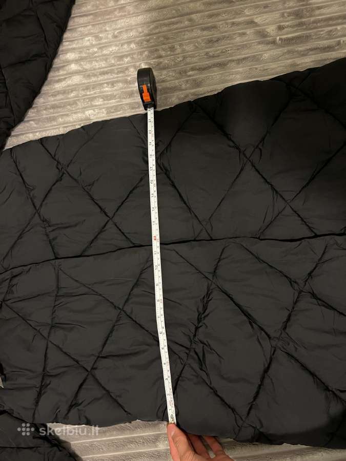 Rinascimento Italian Black Quilted Long Coat - nuotraukos Nr. 8