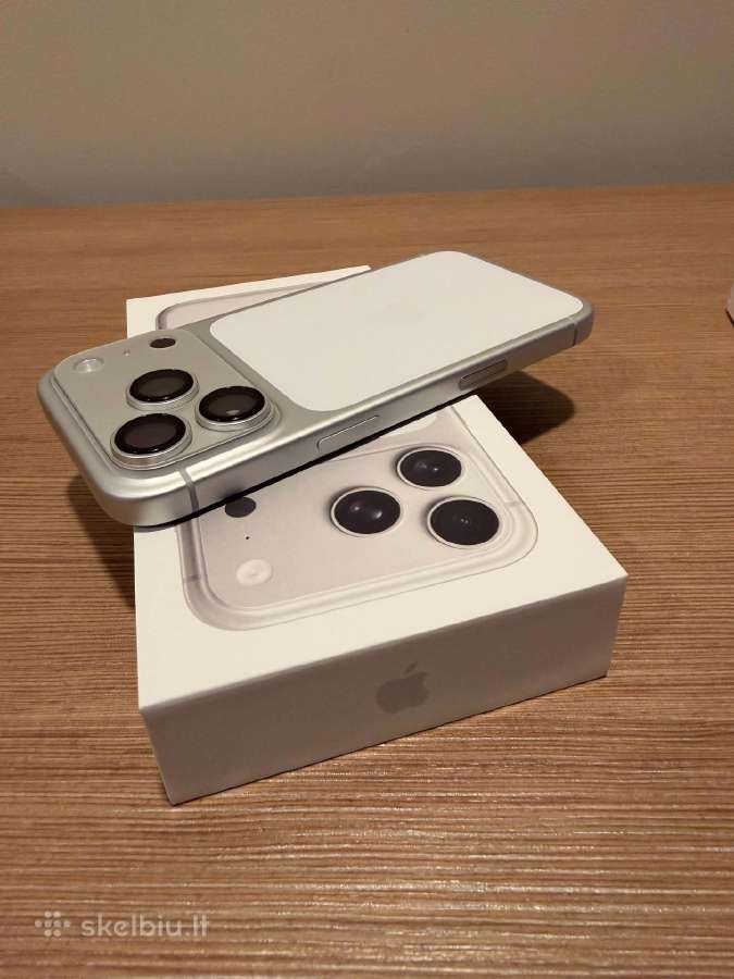 iPhone 17 Pro Silver 256 GB su garantija Tele2 - nuotraukos Nr. 3