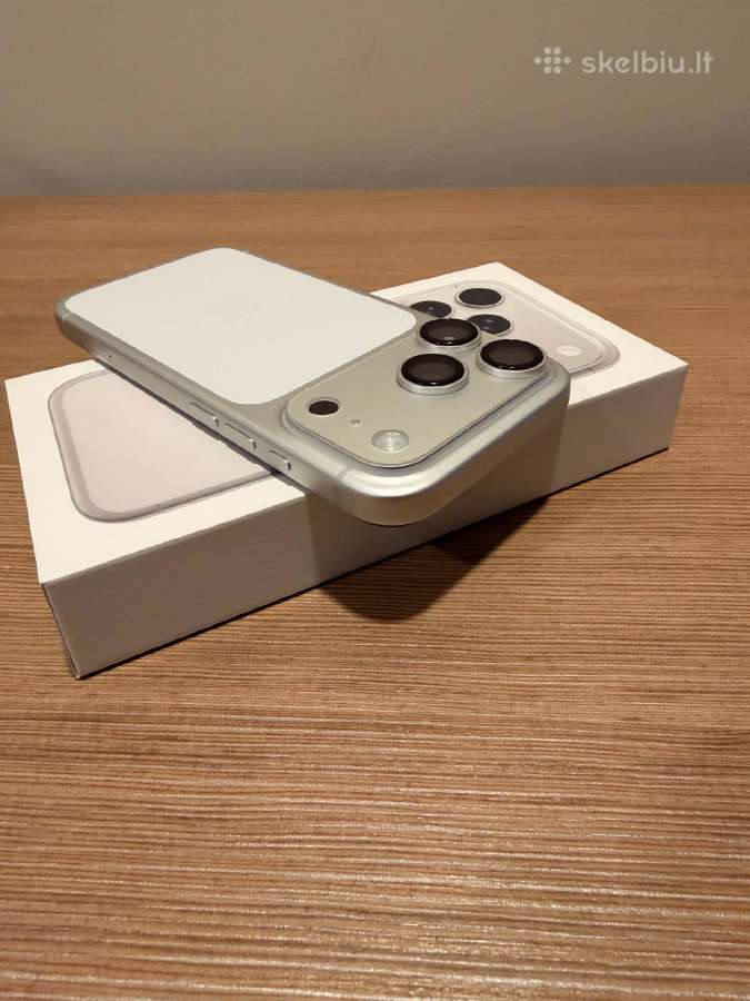 iPhone 17 Pro Silver 256 GB su garantija Tele2 - nuotraukos Nr. 4