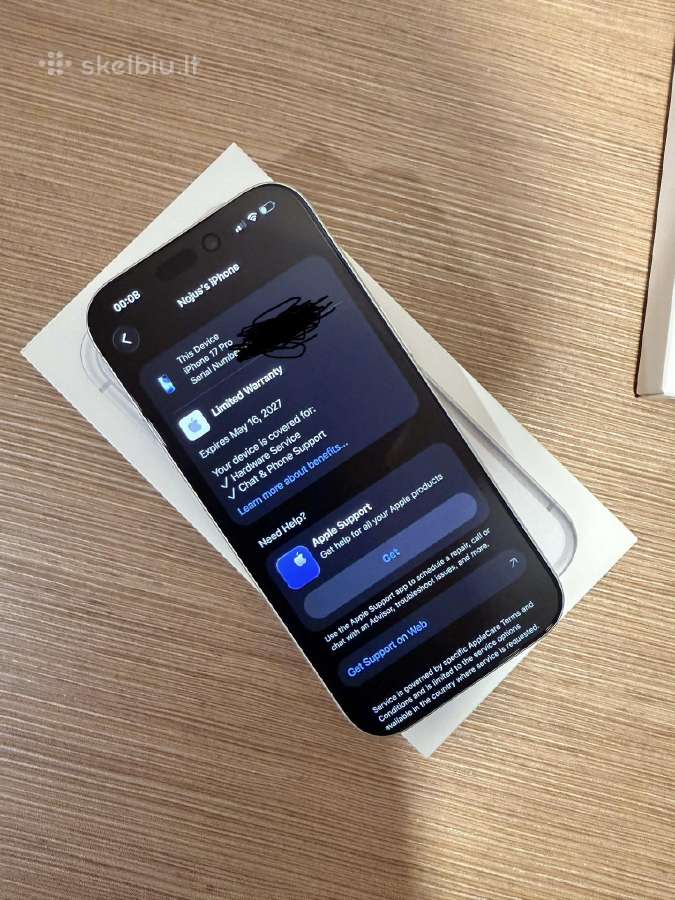 iPhone 17 Pro Silver 256 GB su garantija Tele2 - nuotraukos Nr. 8