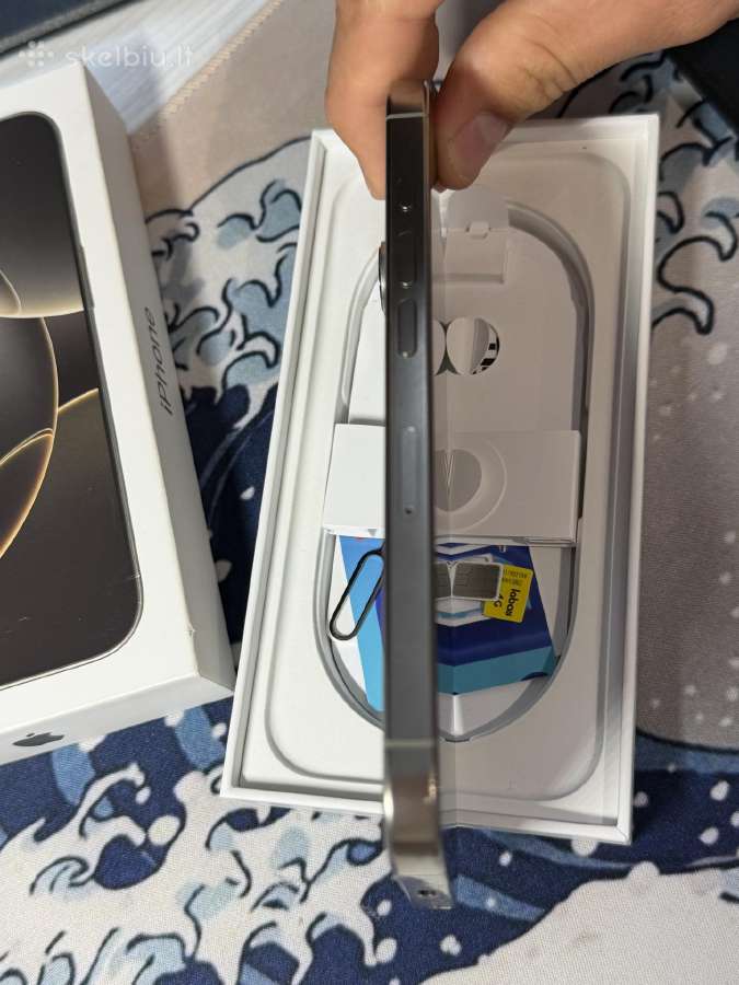 iPhone 16 pro,128 GB,90%akumas - nuotraukos Nr. 6