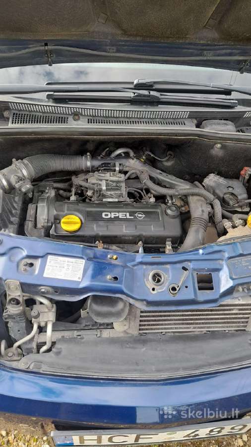 Opel Meriva 2004 1,7 vienatūris - nuotraukos Nr. 7