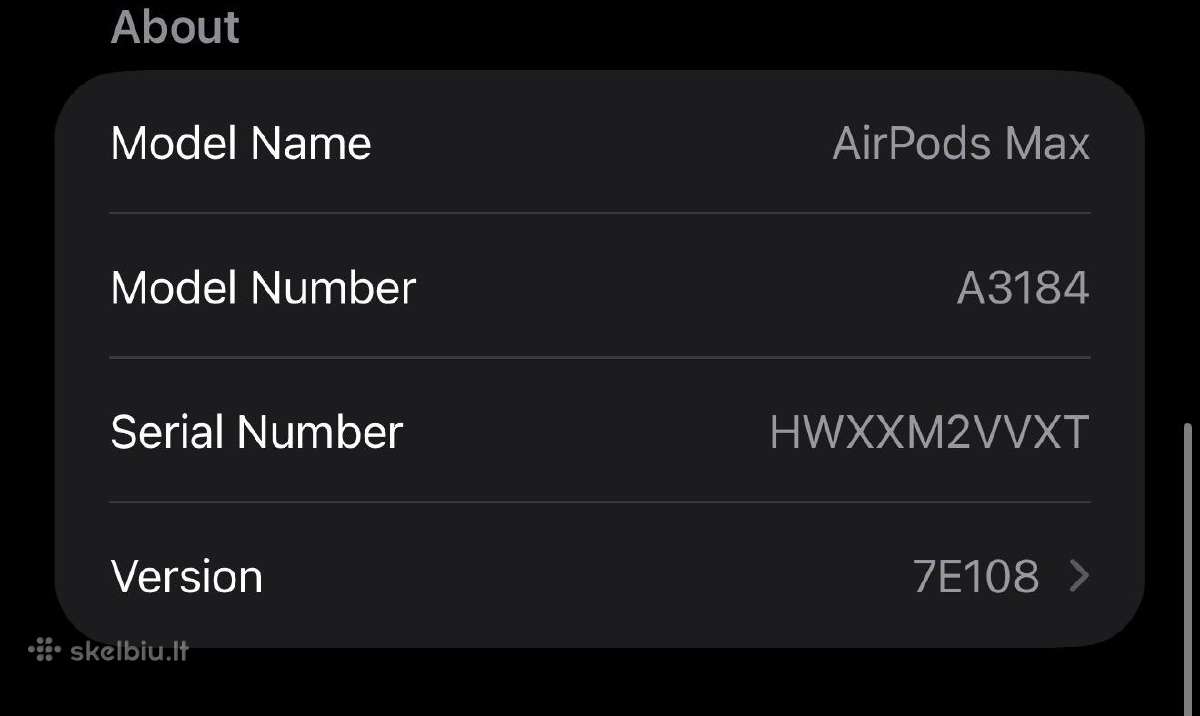 Apple airpods max 2024 - nuotraukos Nr. 6