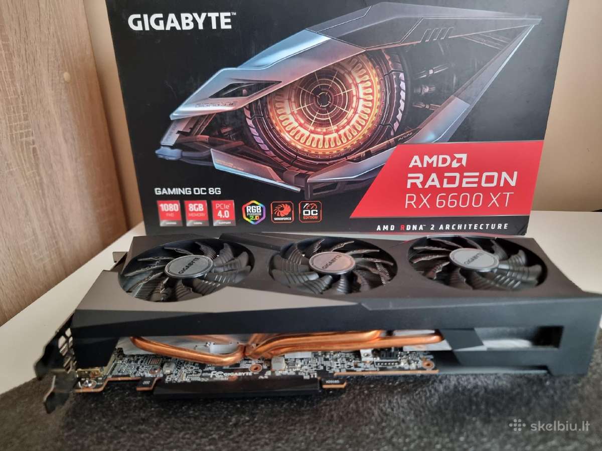 Gigabyte Rx 6600 XT - nuotraukos Nr. 2