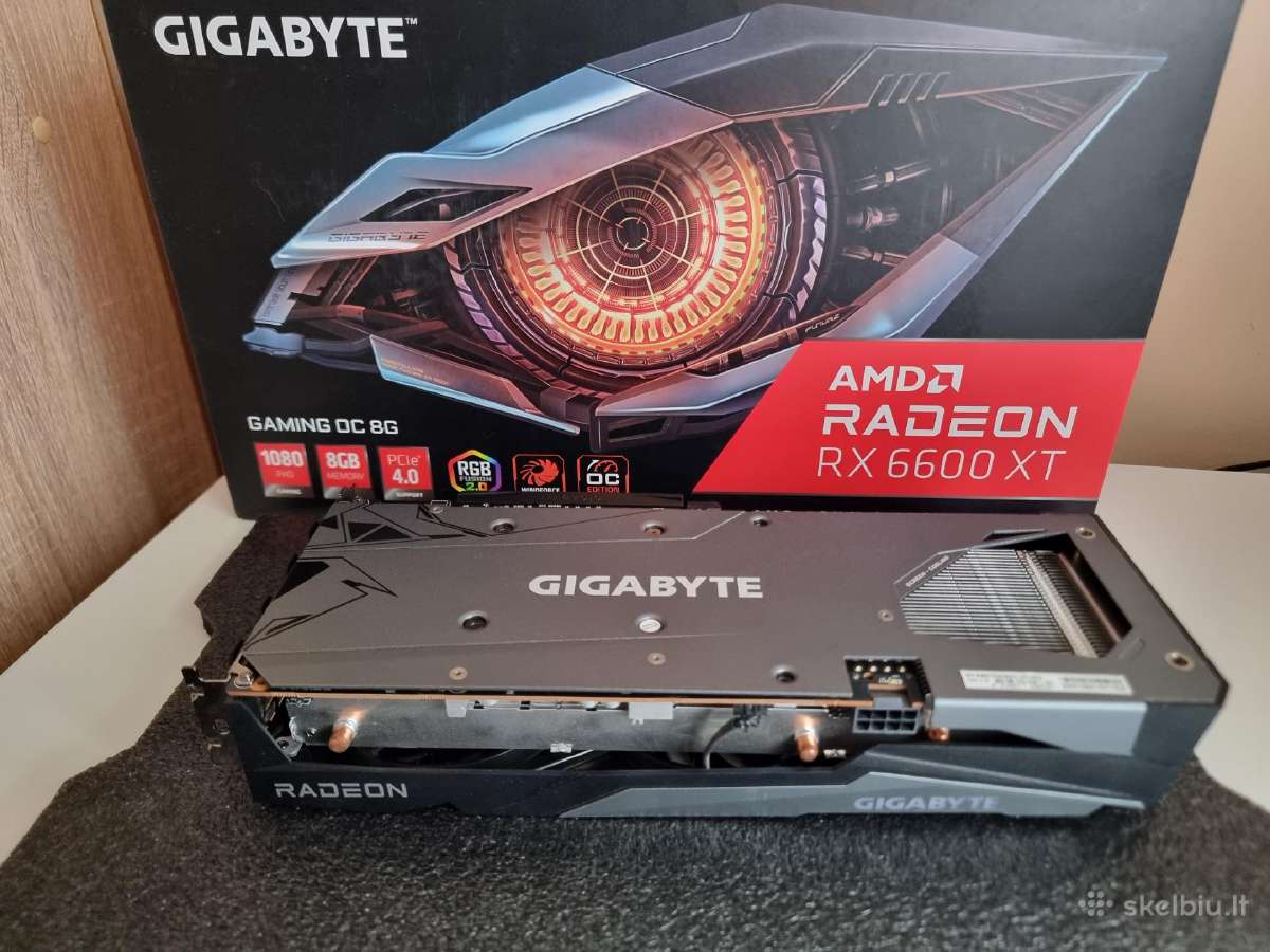 Gigabyte Rx 6600 XT - nuotraukos Nr. 5