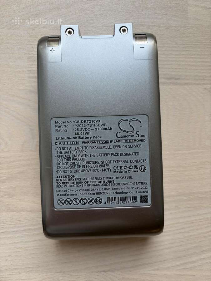 Dreame T20 Pro siurblio baterija - nuotraukos Nr. 2