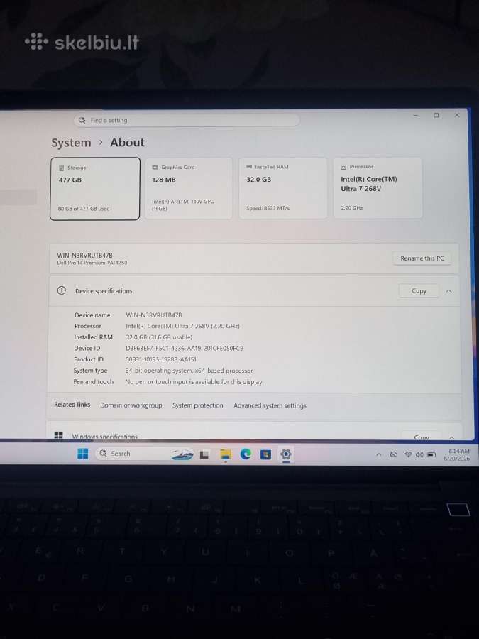 Dell Pro 14 Premium - nuotraukos Nr. 8