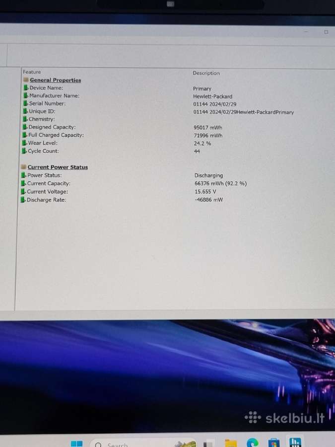 Hp Zbook Fury G11 i9 Ada 4000 - nuotraukos Nr. 8