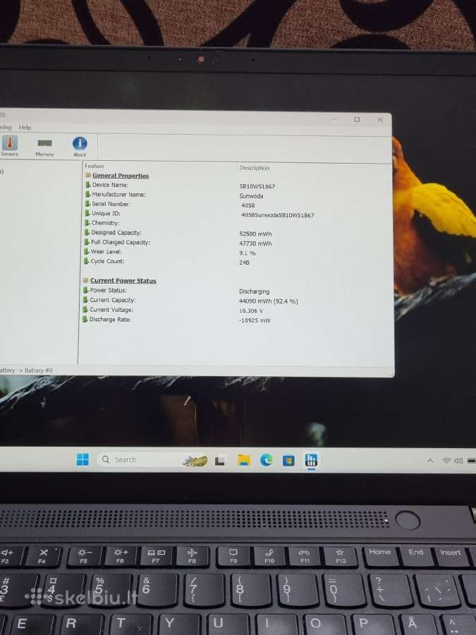 Lenovo Thinkpad T14 gen 4 - nuotraukos Nr. 9