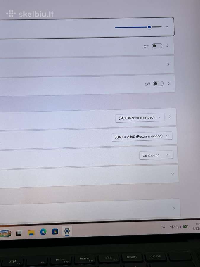 Dell Precision 5560 i7 4k Touch - nuotraukos Nr. 9