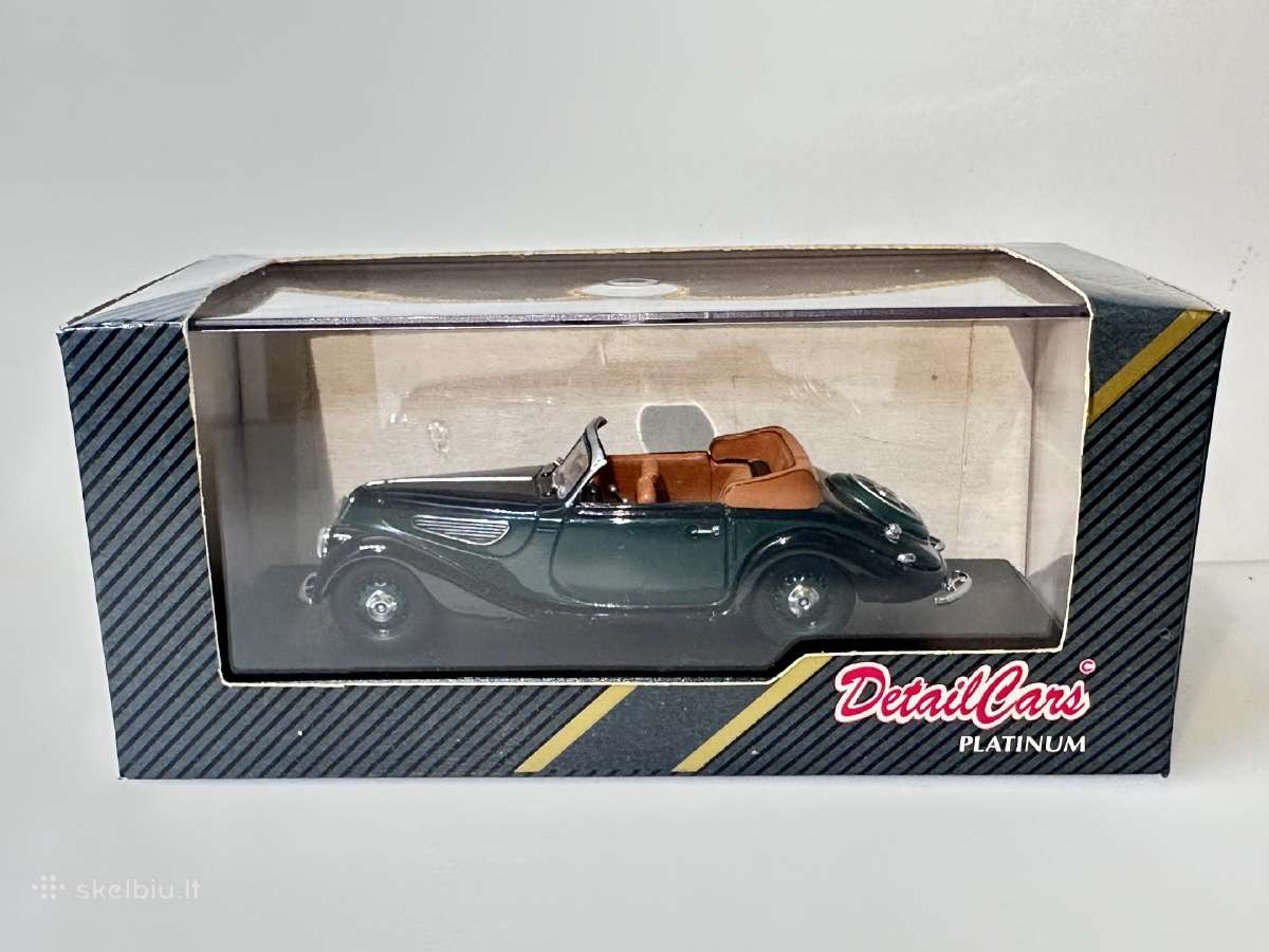 Bmw 327 Cabrio 1941 žalia/juoda 1:43 Detail Car - nuotraukos Nr. 2